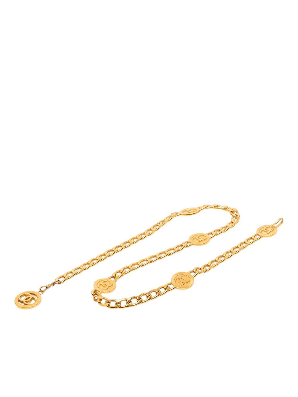 Chanel Cc Gold Plated Chain Link #371638C12B